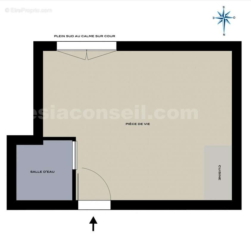 coty52-bous-plan - Appartement à PARIS-14E