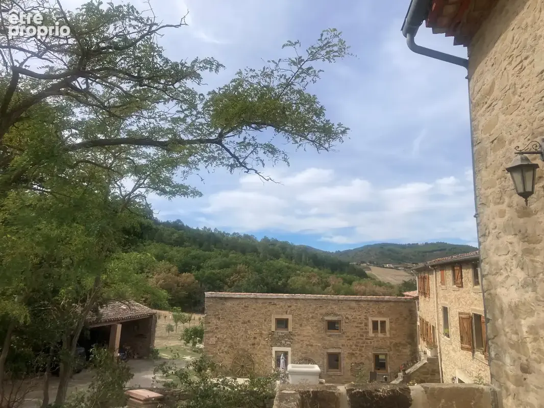 Esperaza, belle maison en pierre, 4 chambres, garage, terrain arboré . - photo 19