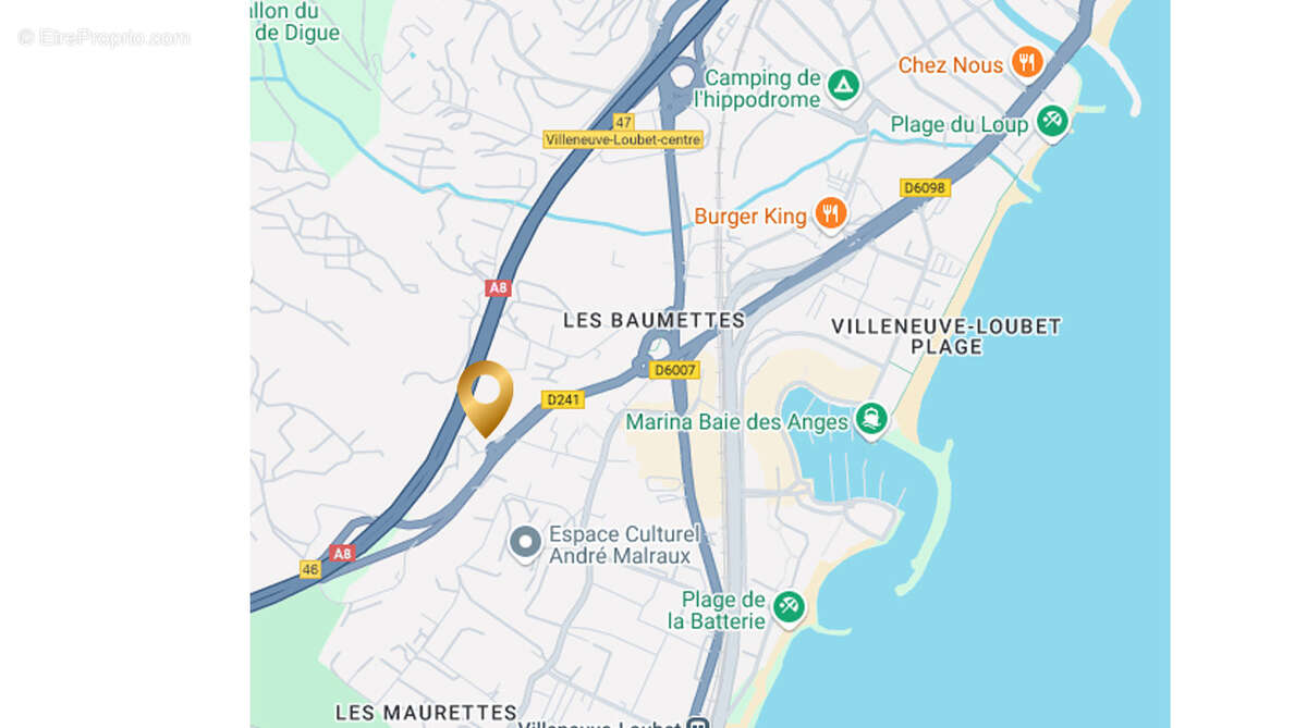 Appartement à VILLENEUVE-LOUBET