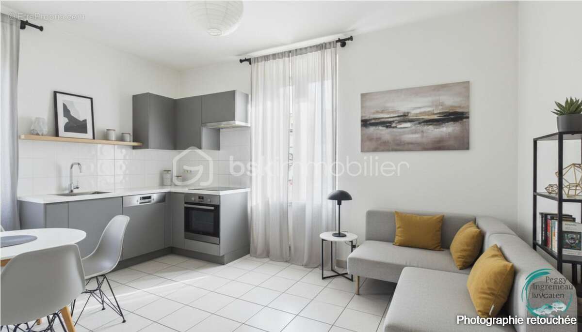 Appartement T2, jardin privatif, stationnements et vue montagnes - photo 5