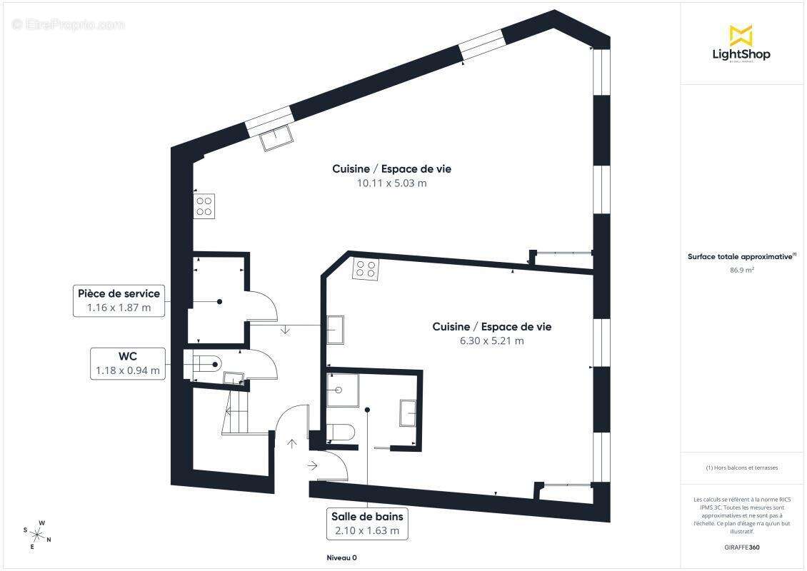 Appartement à TASSIN-LA-DEMI-LUNE