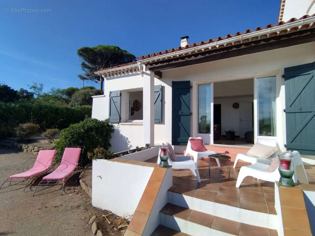 Terrasse - Maison à SAINTE-MAXIME