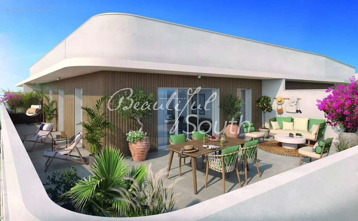 Appartement t3 avec vaste terrasse, vue degagee, arpeggio, canet en roussillon - photo 5