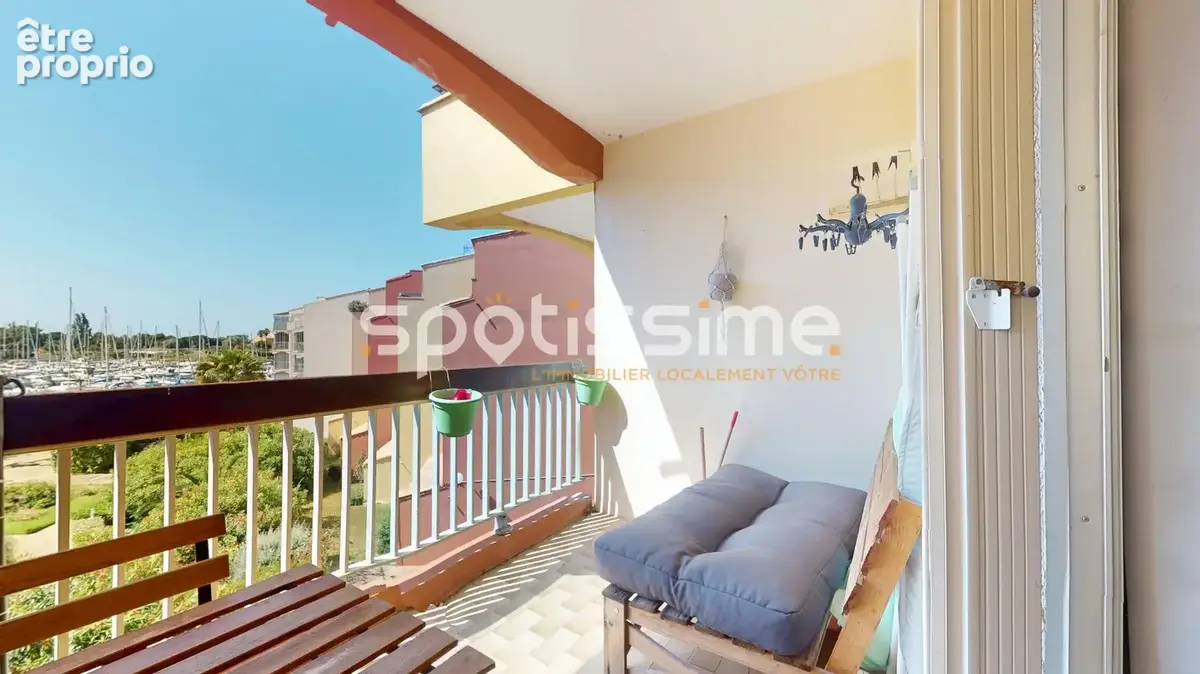 CAP D'AGDE - Malfato - Studio cabine avec vue port et parking - photo 13