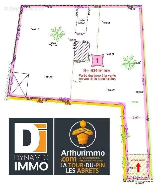 Terrain à SAINT-ANDRE-LE-GAZ