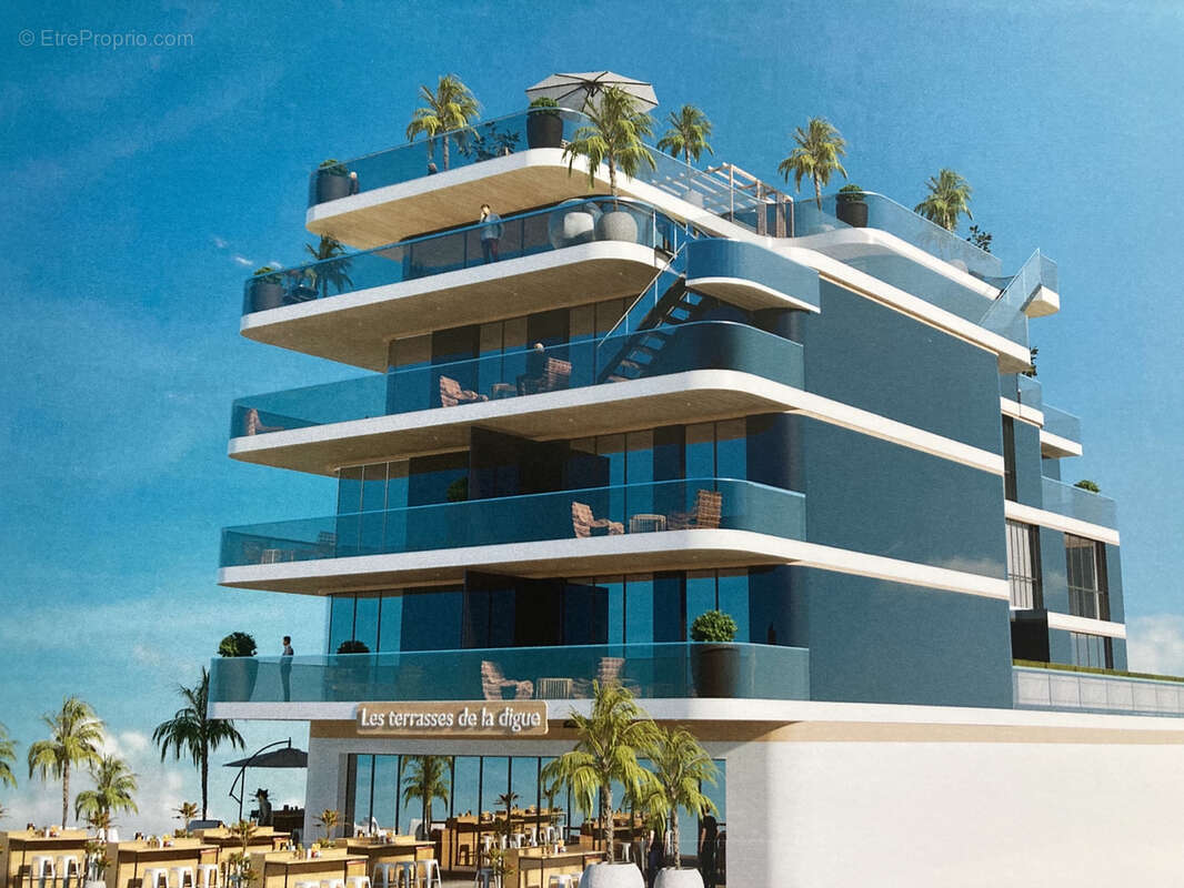 FACE MER à STELLA-PLAGE 2 pièces de 51.70 m2 avec terrasse de 36.27 m2, possib d'achat d'un garage - photo 2
