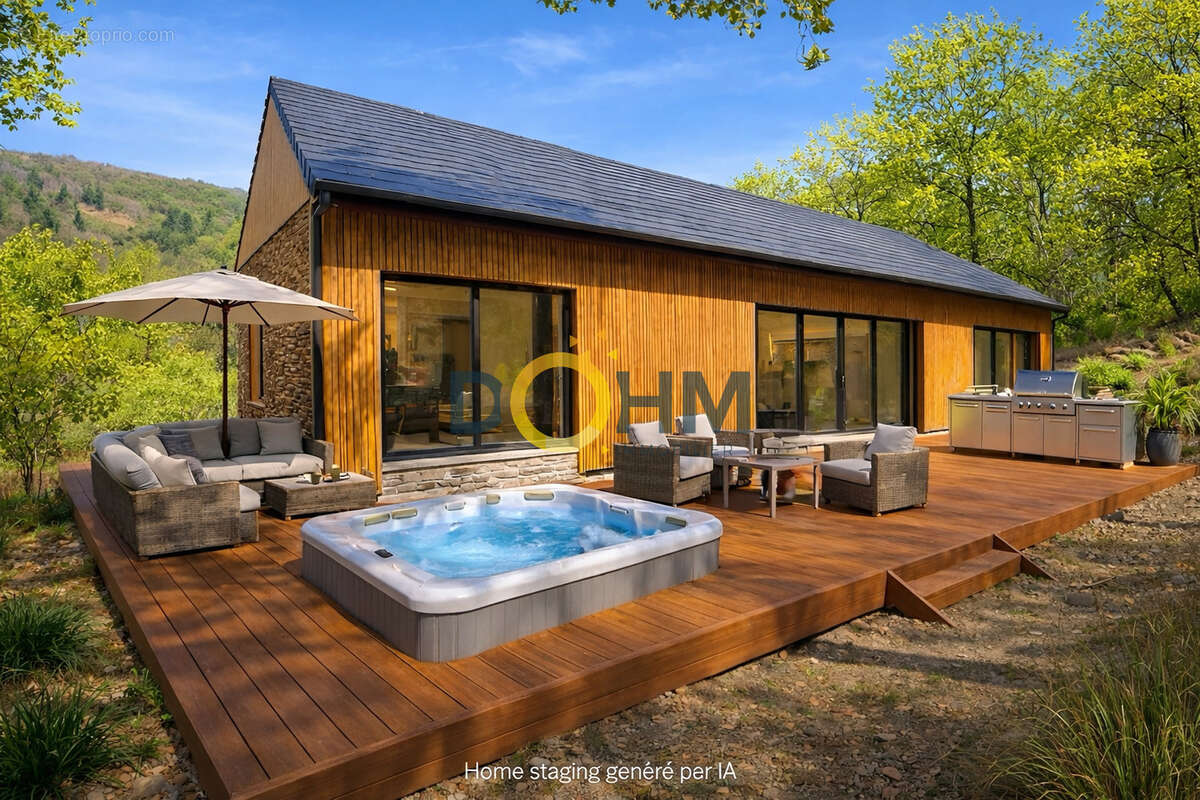 Lac de Villefort Maison 120m2 2ch 3300m2 de terrain - photo 7