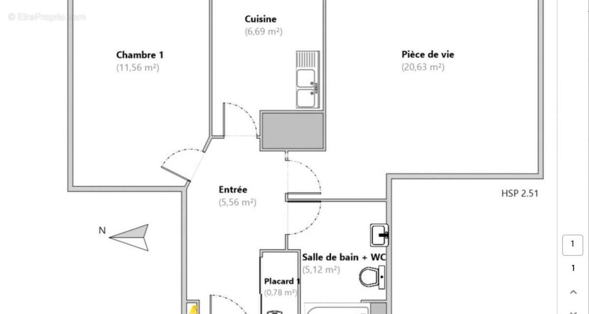 Appartement à LYON-7E
