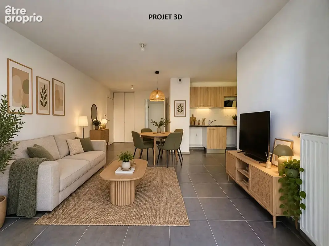 Appartement Saint Orens De Gameville 3 pièce(s) 58 m2 - photo 4