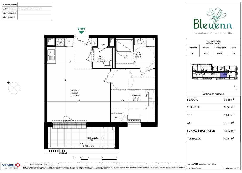 Appartement à PORDIC