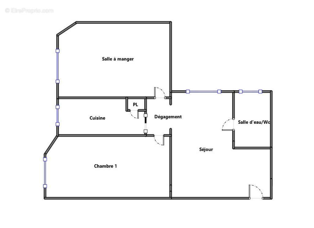 Appartement à PARIS-20E