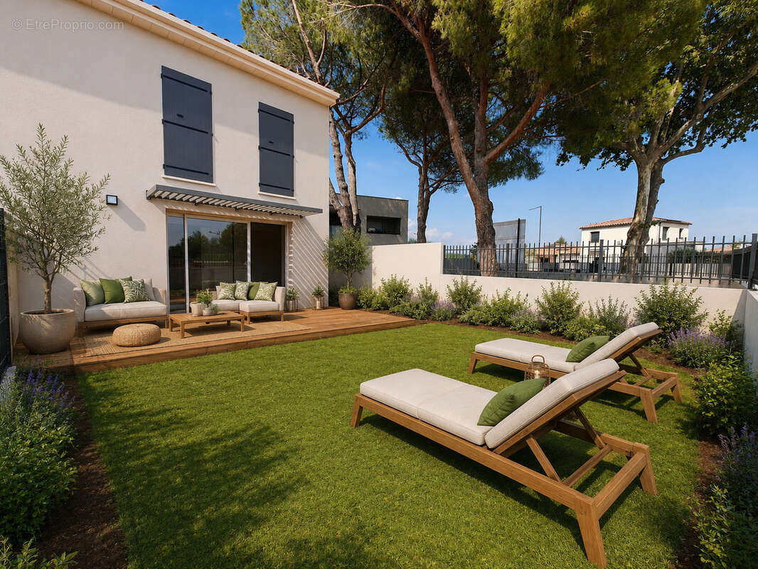 Mauguio   Villa T5 de 114 m2 avec jardin de 108 m2  Disponible immédiatement - photo 10