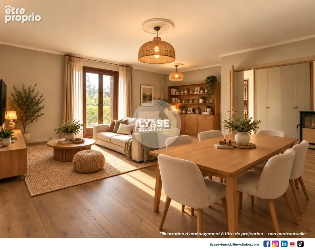 Maison avec 5 chambres, 2 salles d’eau et terrain de 1 358 m2 - photo 6