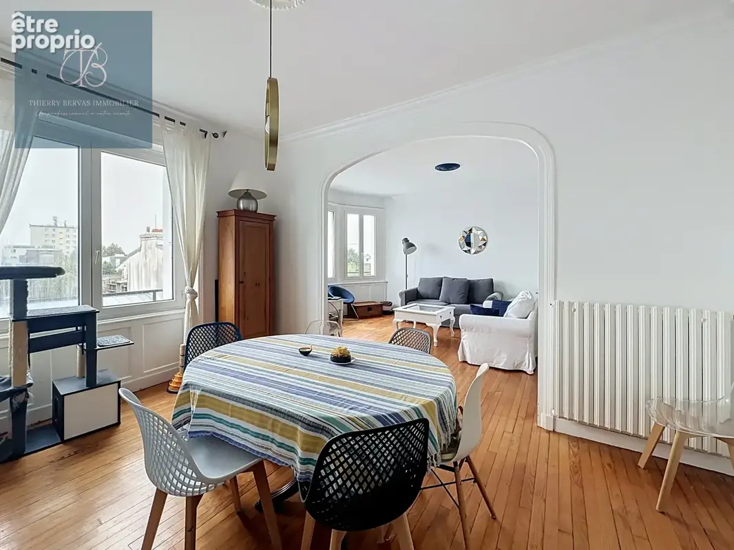 Appartement de charme avec vue mer, cave et garage   Brest, quartier des Quatre Moulins - photo 3