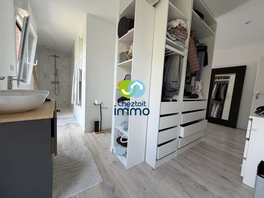 Plain pied individuel 4 chambres + bureau, jardin - photo 14