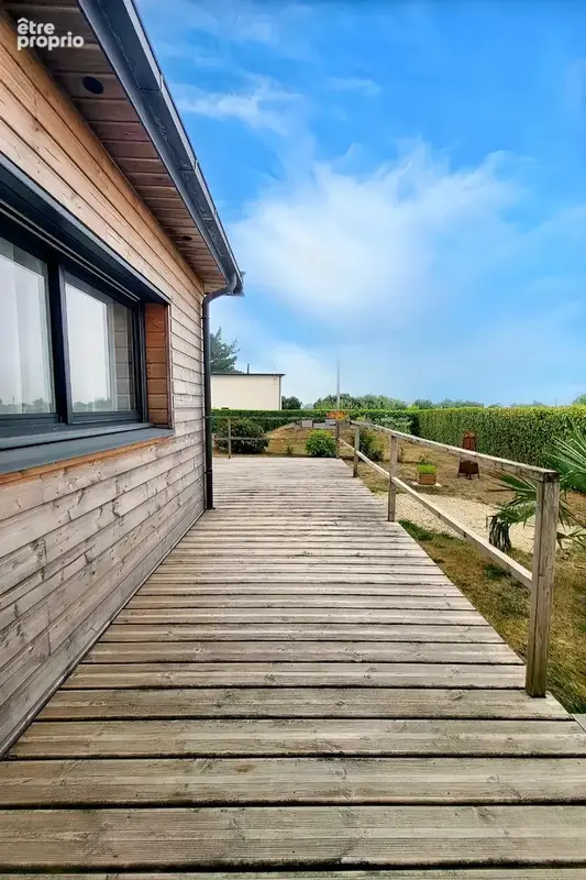 Maison contemporaine VUE MER ossature bois  PLAIN-PIED à vendre 6 pièces TELGRUC SUR MER (29) - photo 18