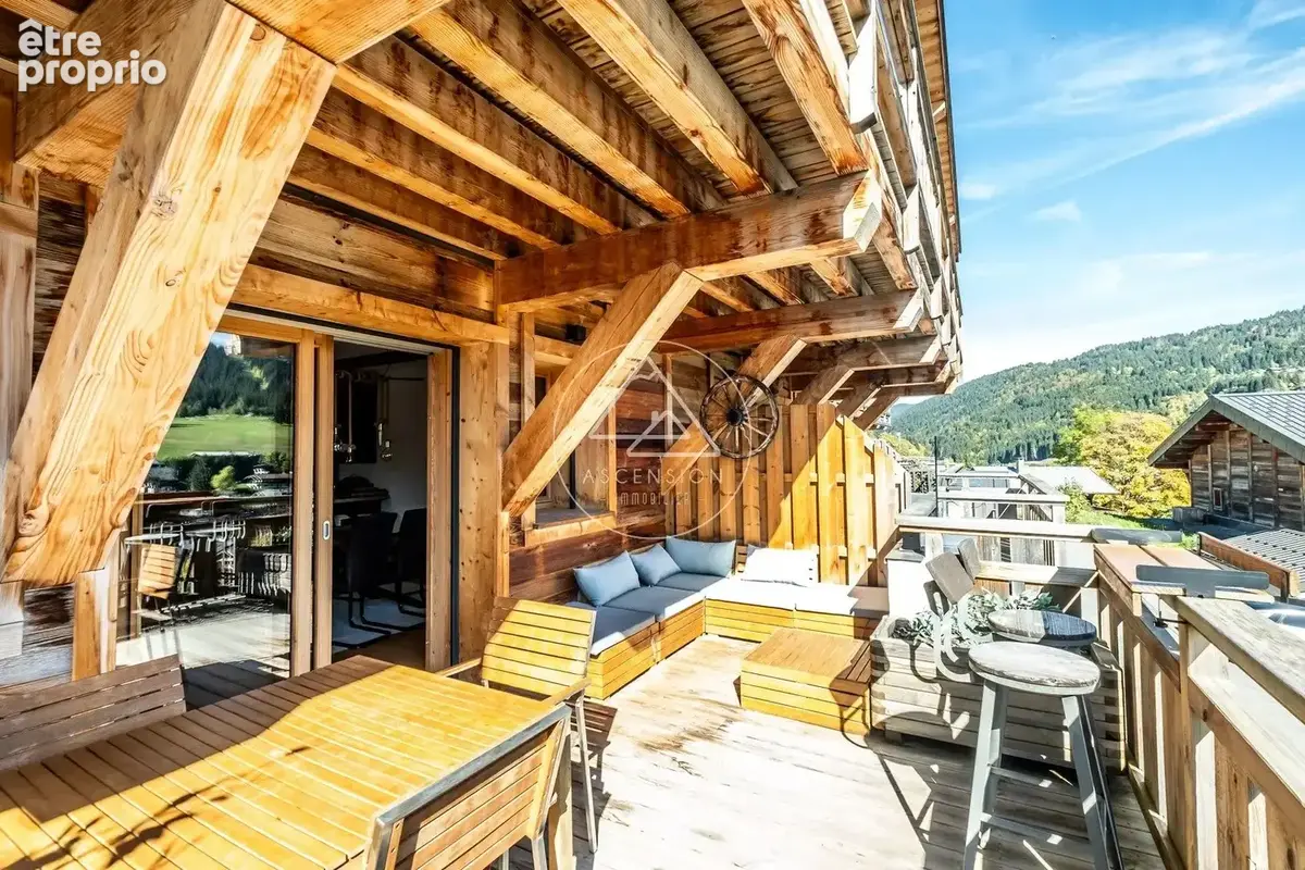 Magnifique appartement lumineux de deux chambres avec grande terrasse et une vue panoramique sur Les Gets - photo 14