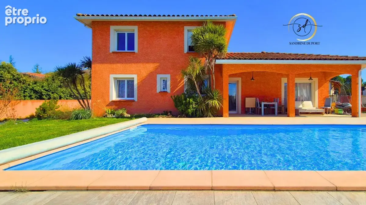 Villa 7 pièce(s) 121 m2 sur terrain de 890 m2 environs - piscine  pool house - garage - photo 2