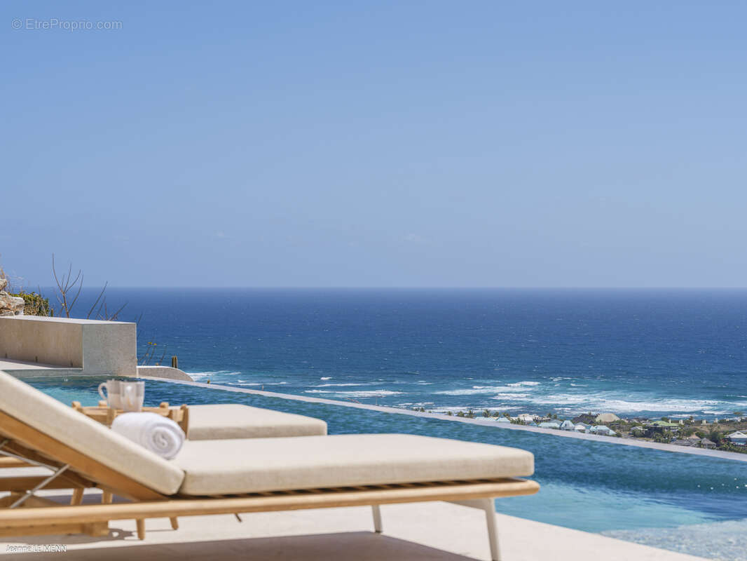 villa 3 chambres Oysrer pound superbe vue mer et St Barth - photo 12