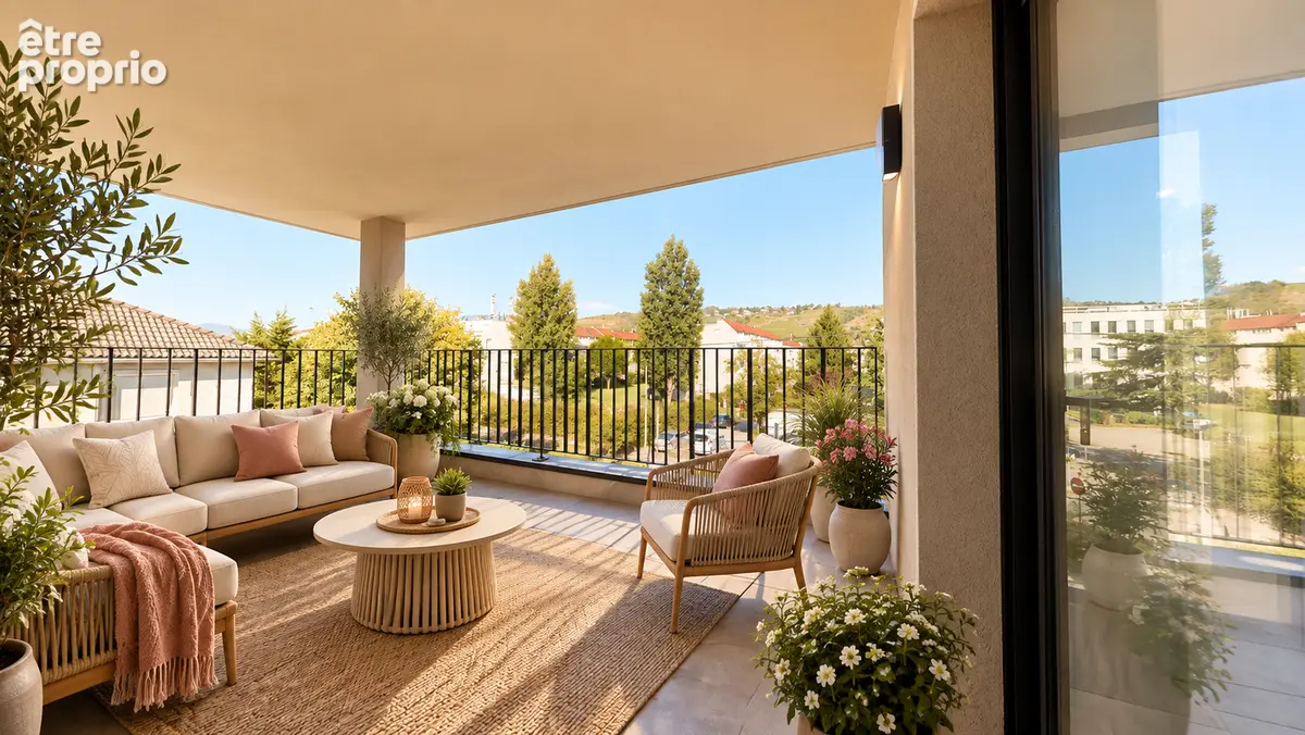 A vendre T3 avec terrasse dernier étage Vienne Sud / FRAIS DE NOTAIRE REDUIT - photo 1
