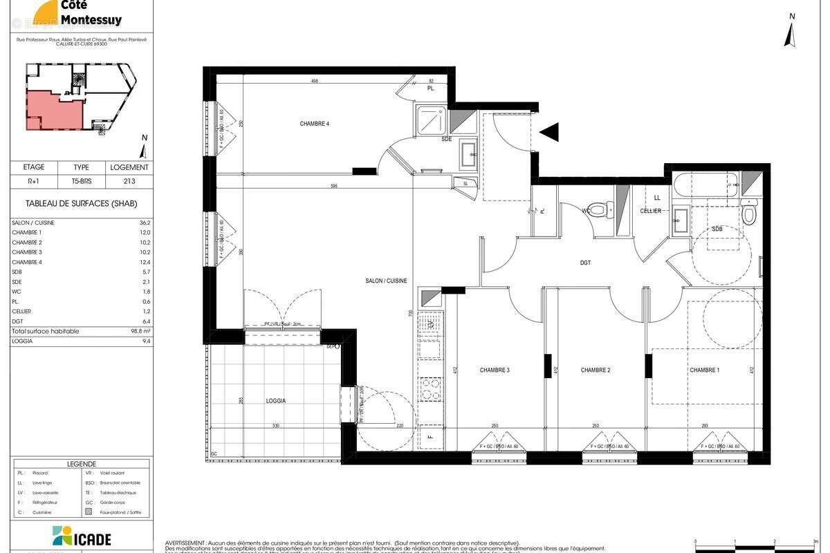 Appartement à CALUIRE-ET-CUIRE