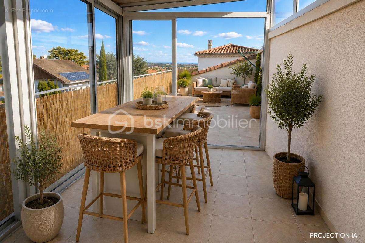 Maison de village 75 m² – terrasse panoramique – roiffieux (07100) - photo 15