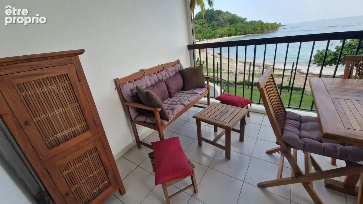 Superbe studio vue mer premiere ligne plage a pied à le gosier (971) - photo 4