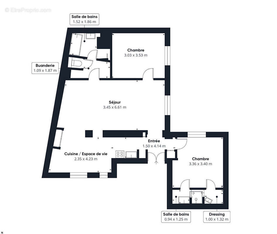 Appartement à PARIS-9E