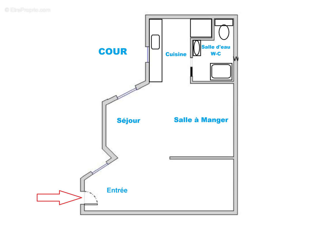 Appartement à PARIS-15E