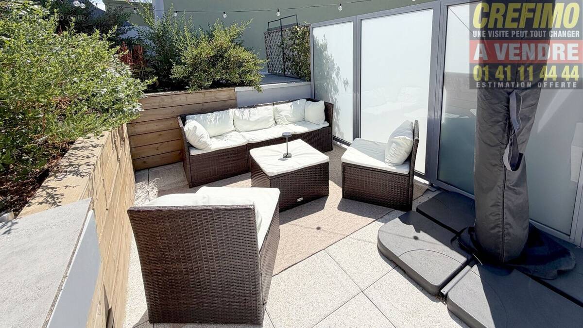 Appartement + Terrasse + parking à vendre à Asnières - Agence immobilière CREFIMO - photo 2