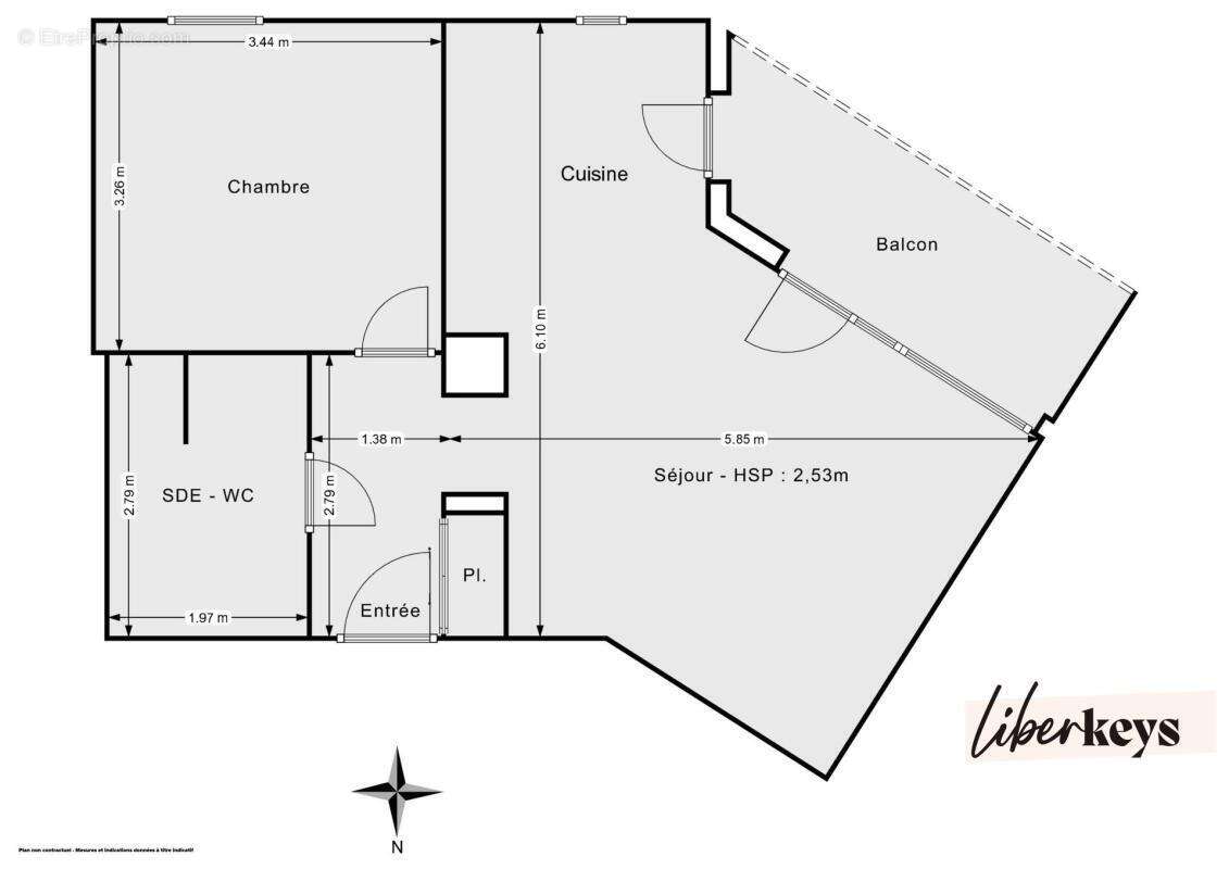 Appartement Type 2 / 45m² à Cancale - photo 10