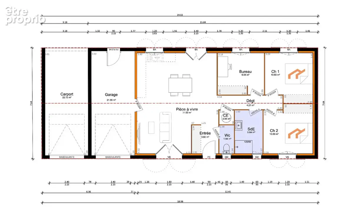 Terrain a batir (31620 villaudric) centre village  315 m² - photo 3