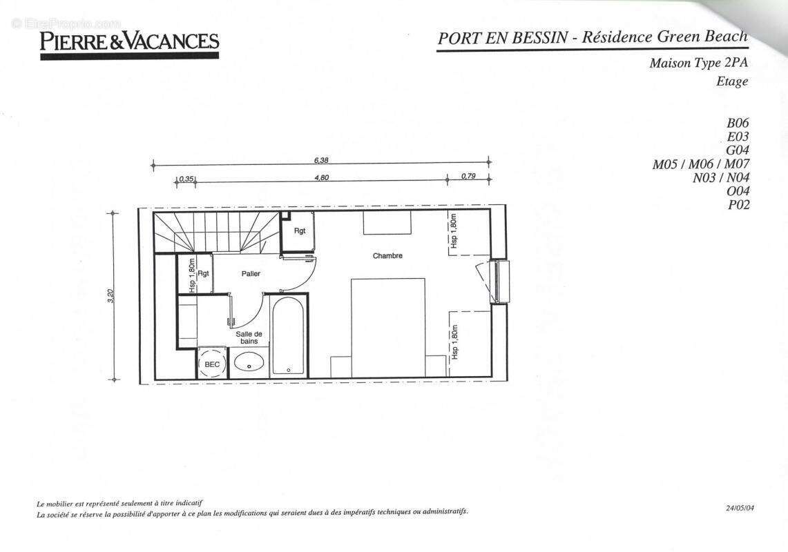 Vente Maison T2 - Résidence de tourisme Pierre et Vacances à Port-en-Bessin-Huppain - SOUS OFFRE D'ACHAT - photo 3