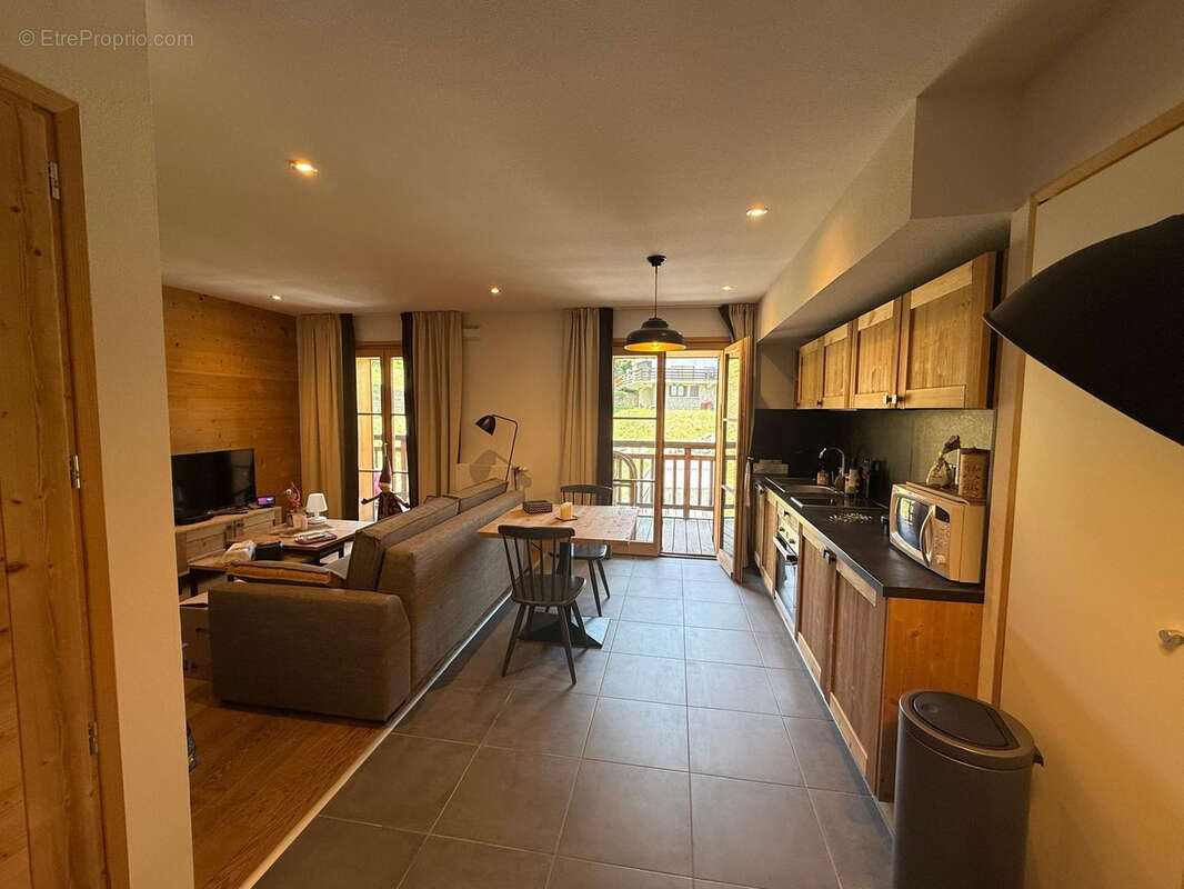 Combloux 74920, studio meuble avec balcon et parking en sous sol - photo 13
