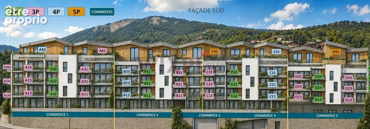 Appartement Aime La Plagne 2 pièce(s) 49 m2 D24 - photo 2