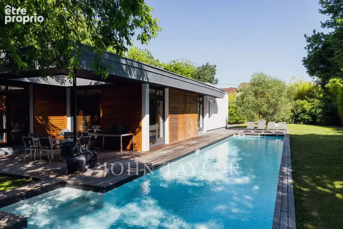 Parc bordelais - maison d'architecte - jardin - piscine - garages - photo 7