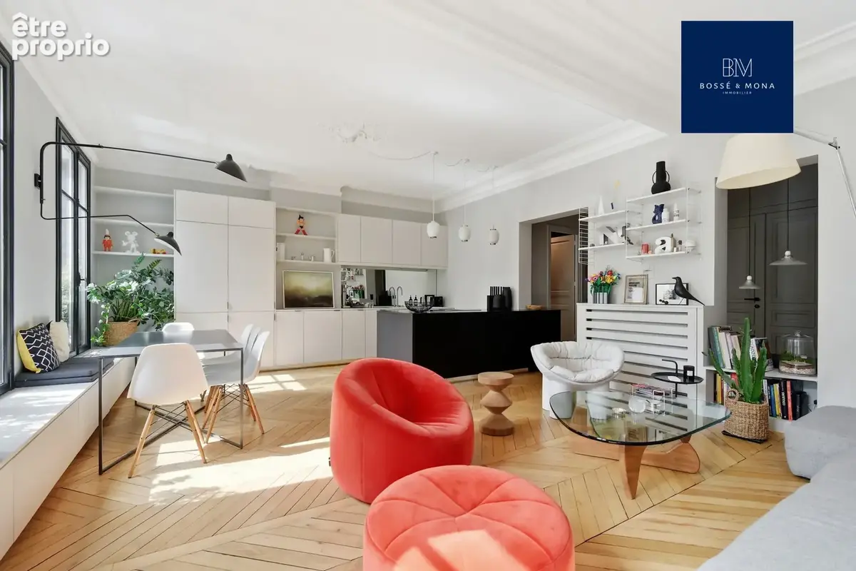 Appartement de 108m2 en parfait état situé à 400m du métro Boulogne - Jean Jaurès - photo 2