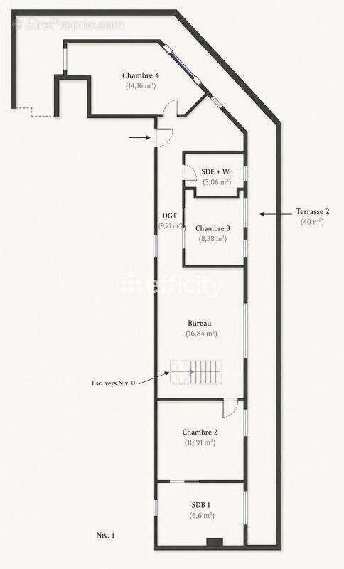 Appartement à PARIS-15E