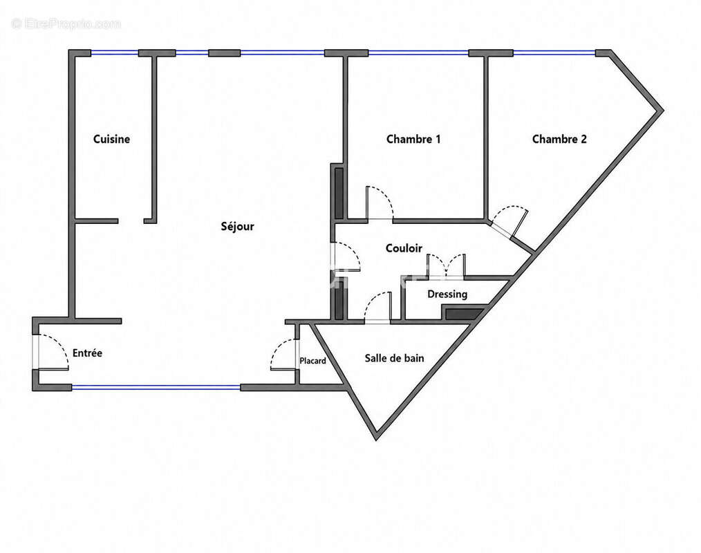 Appartement Paris 3 pièce(s) 61.60 m2 proche Parc MONTSOURIS - photo 10