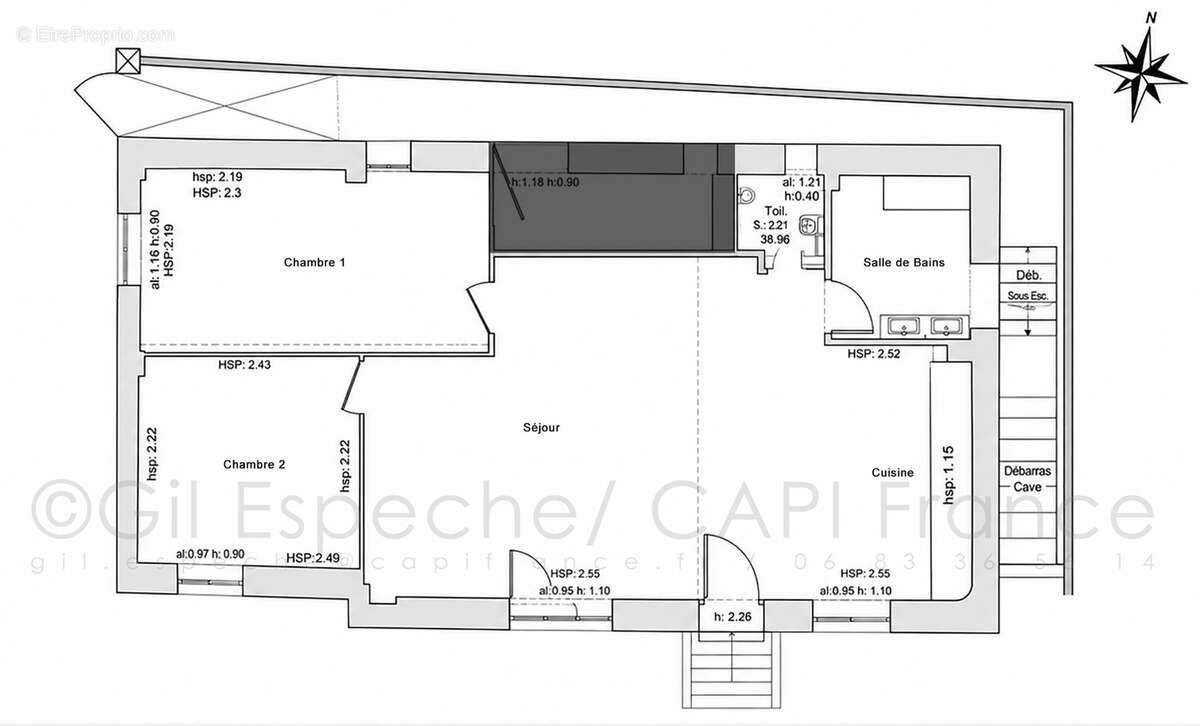 Appartement à vendre 3 pièces Rez-de-Jardin SAINT LAURENT DU VAR (06) - photo 9