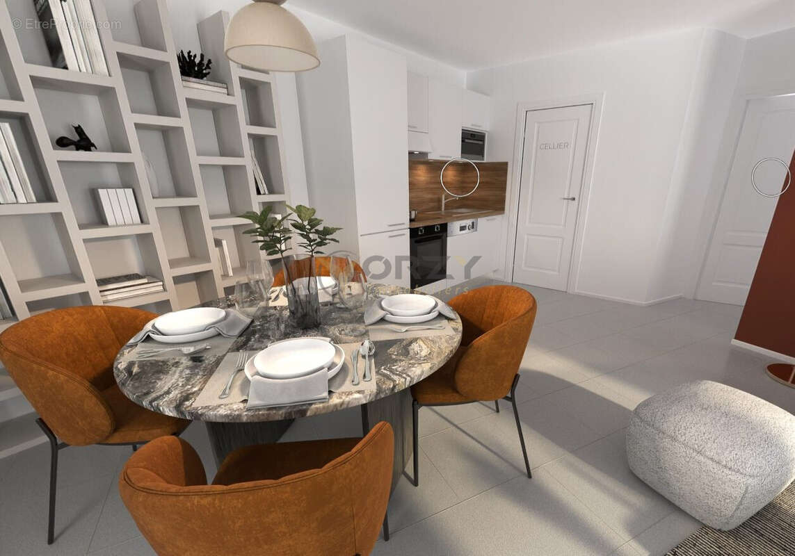 Appartement témoin - Salle à manger - Appartement à CASTELNAU-LE-LEZ