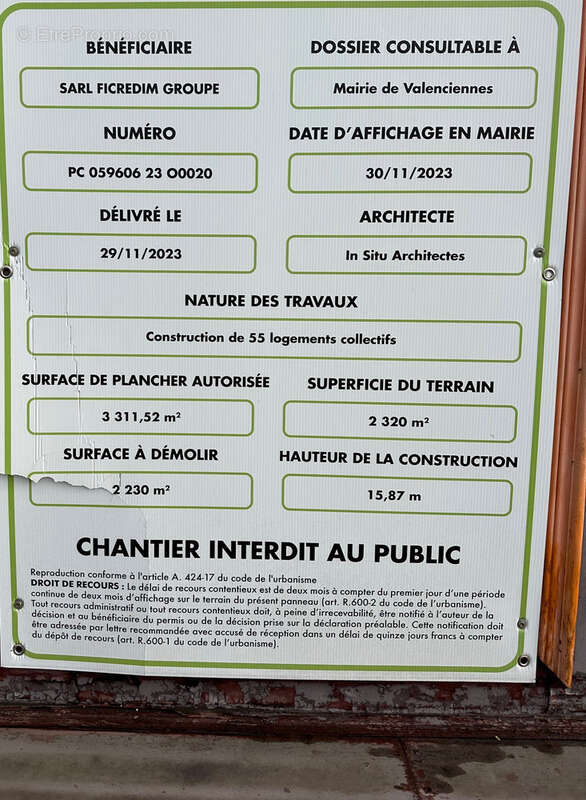 Appartement à VALENCIENNES