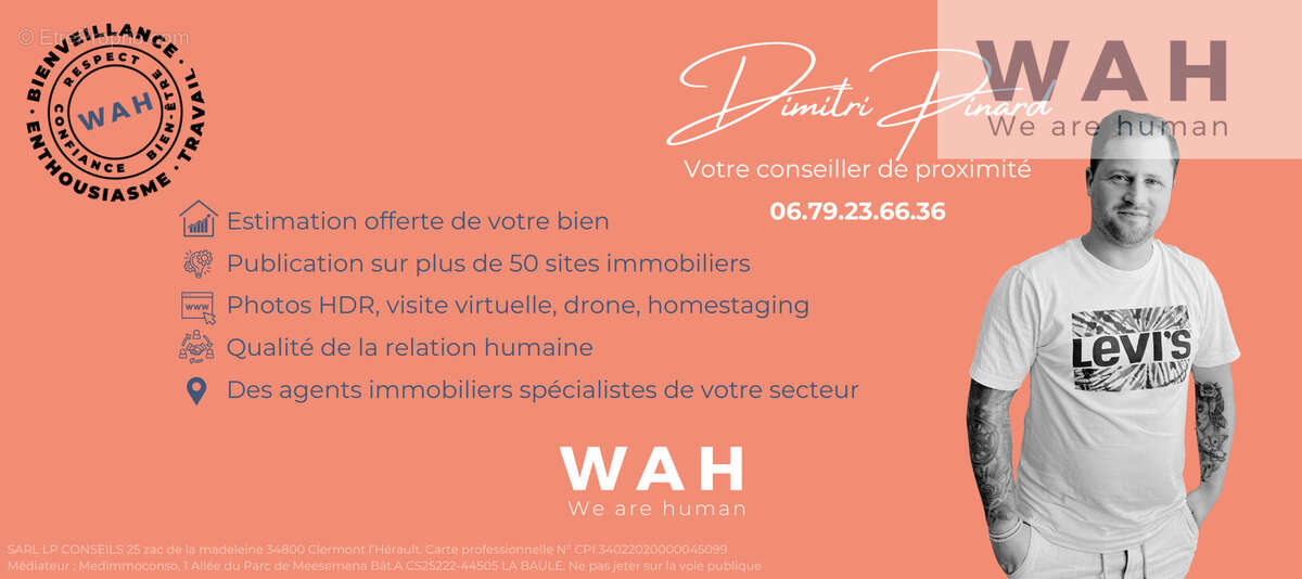 Vente maison 5 pieces plain-pied 34700 lodeve - photo 4