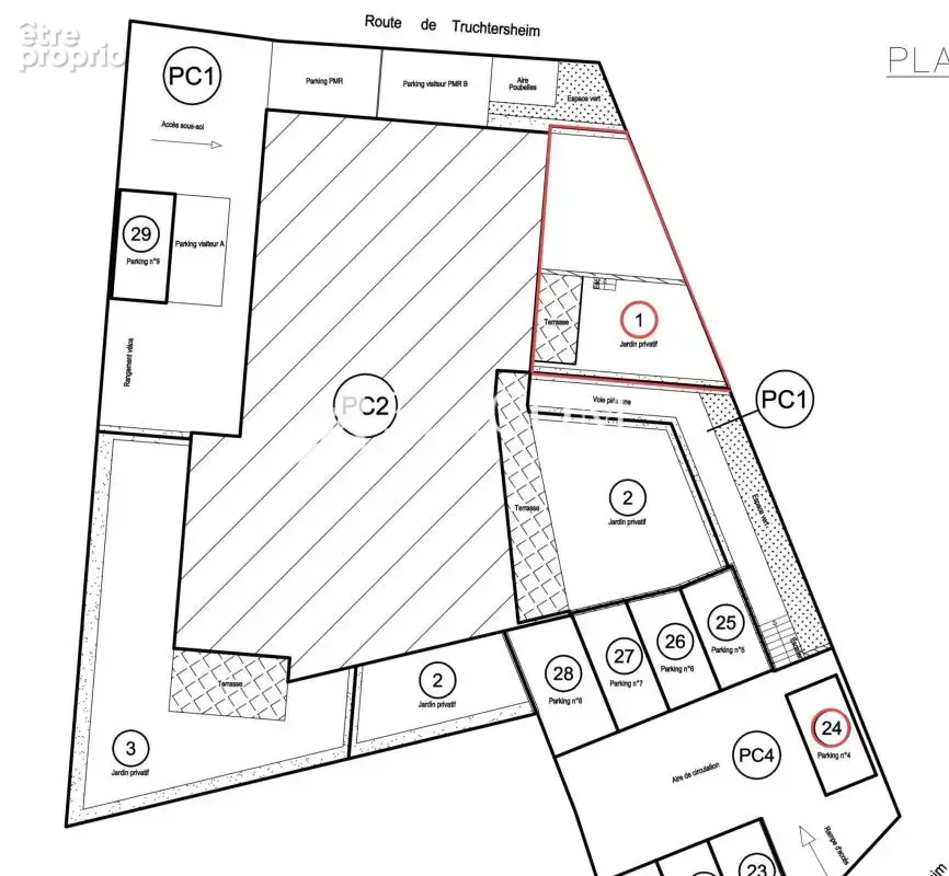 3%.COM - EXCLUSIVITÉ à BEHLENHEIM, F2 de 46m2,jardin,garage - photo 21