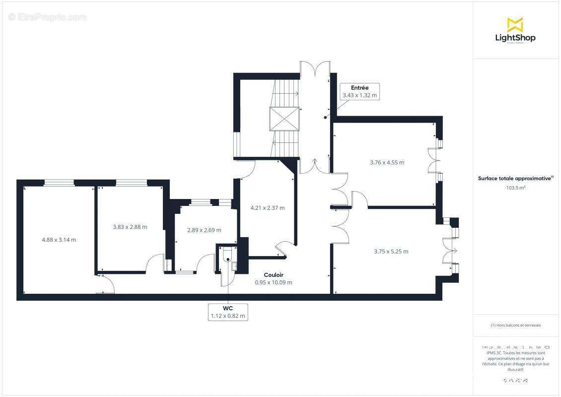 Appartement à PARIS-18E