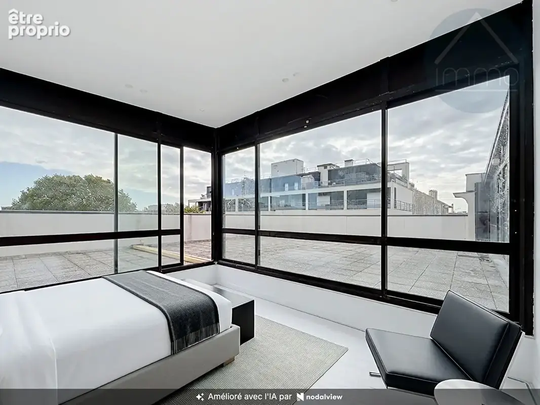 Penthouse d'exception - terrasse panoramique de 200m2 - vue paris - photo 3