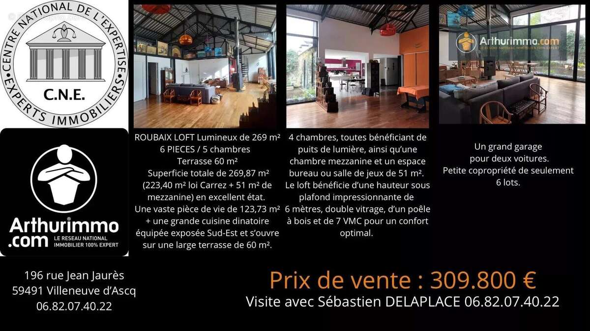 Vente Appartement Roubaix(59100) 309 800ï¿œ - photo 10