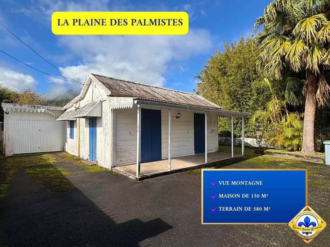Maison à LA PLAINE-DES-PALMISTES