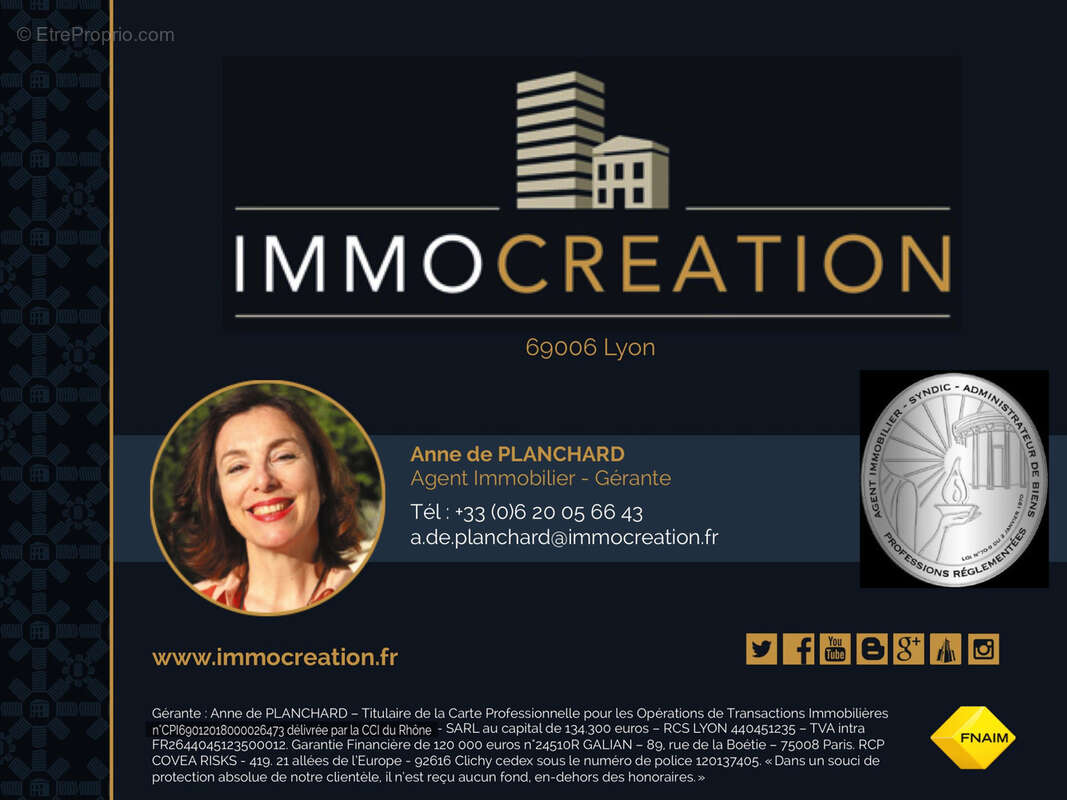 Appartement à LYON-6E