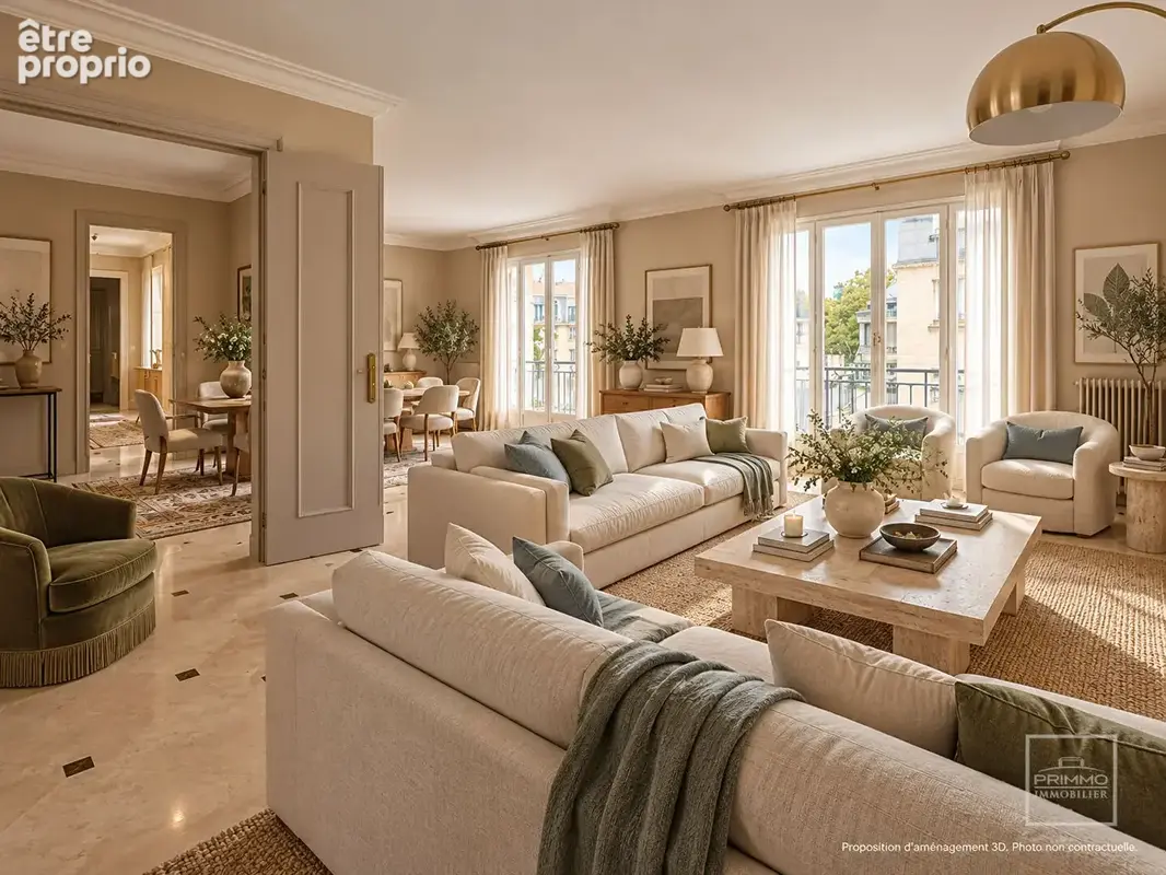 LYON 6, PROX. TETE D'OR, Dernier étage,165.40 m² - photo 4